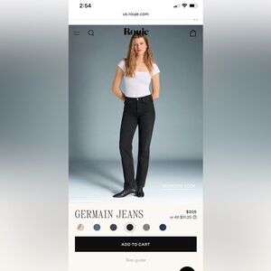 ROUJE Germain Jean in Black size 28